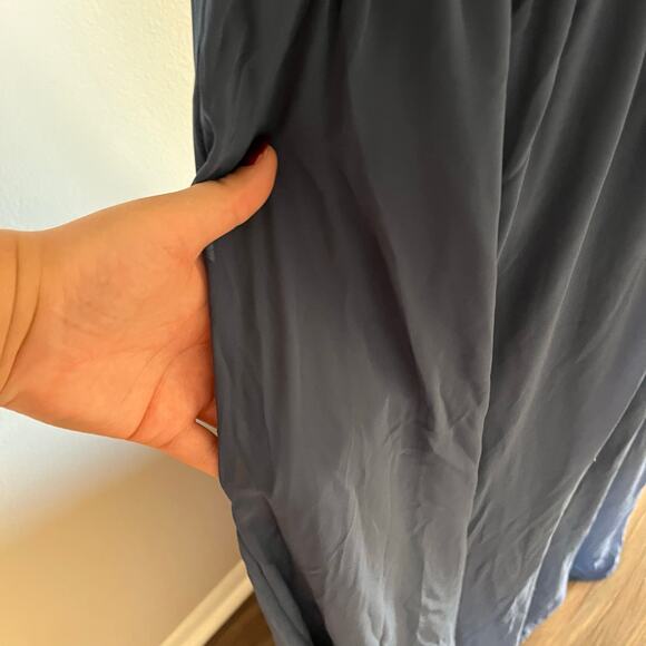 Birdy Grey Blue Chiffon Bridesmaid Dress Wmns XXL Wedding Guest Formal - Picture 10 of 15